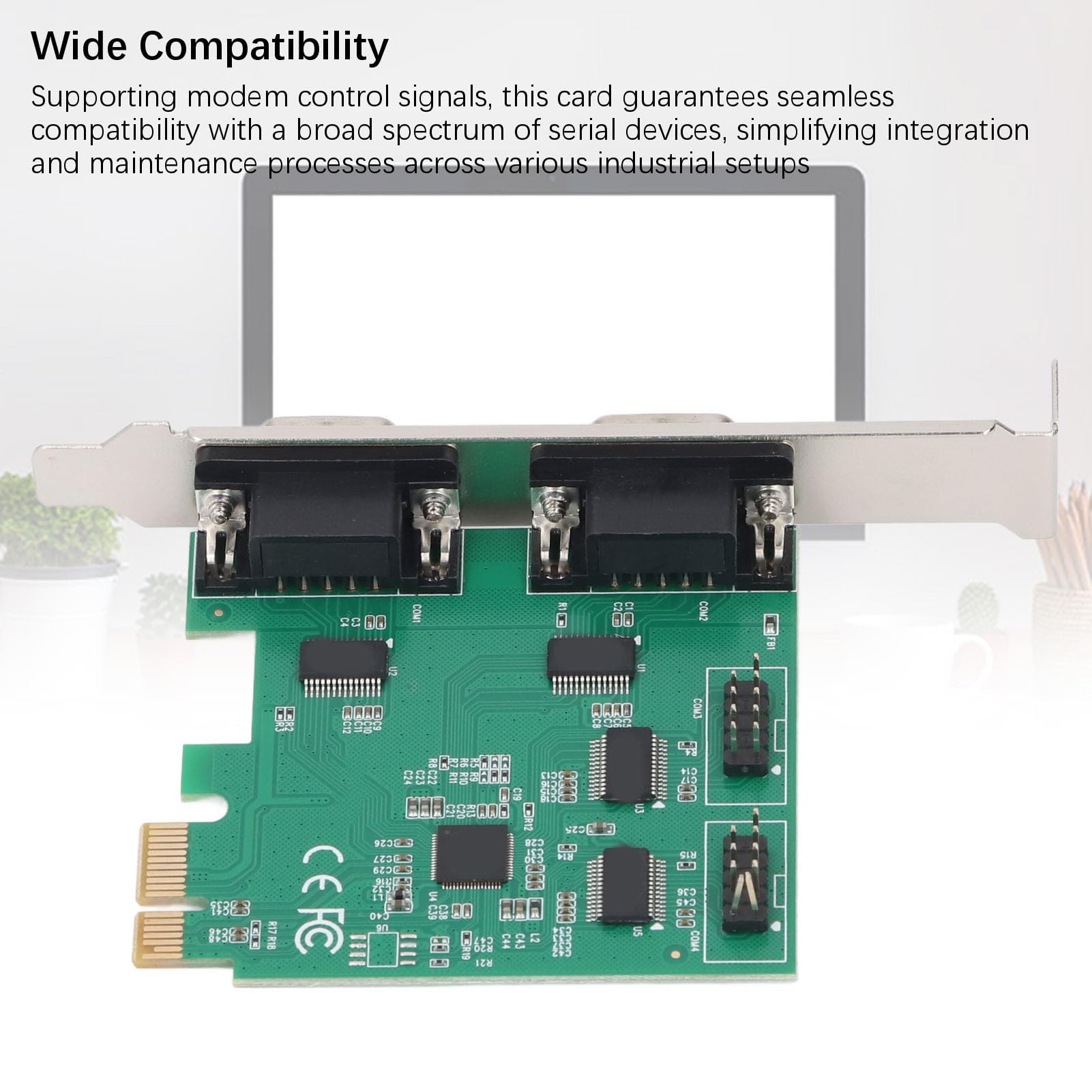 Amazon.com: PCIE 1X to 4 Port RS232 Serial Adapter Card, ASIX