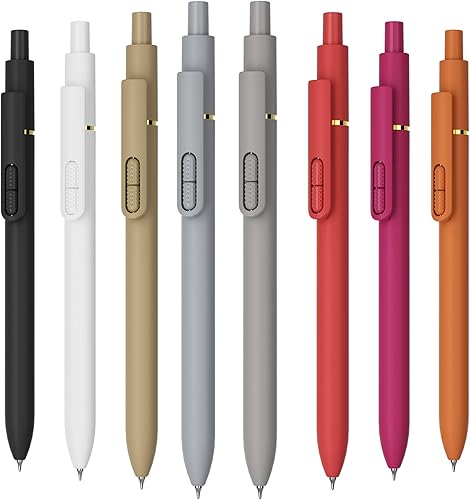 Miniatura 18 de 16 bolígrafos de gel negros - 0.7mm de punta media, bolígrafos de tinta negra Escritura suave - Bolígrafo retráctil de secado rápido para hombres