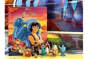 Disney Aladdin My Busy Book with Figurines and Playmat