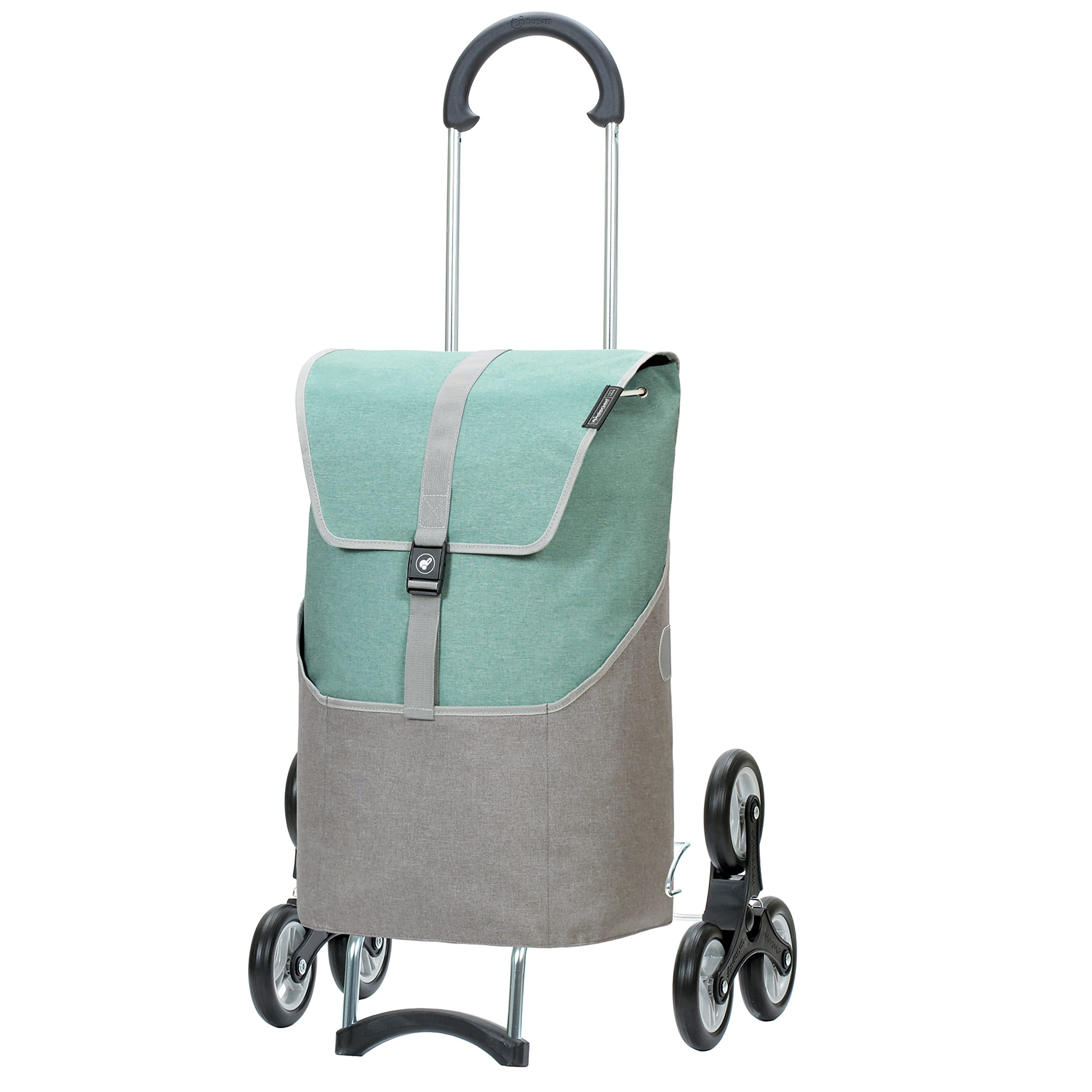 ANDERSEN Einkaufstrolley - Treppensteiger Scala Shopper Vigo Mint 46 L einkaufen,hochwertig, leichtgängig, Räder abnehmbar, Treppensteiger
