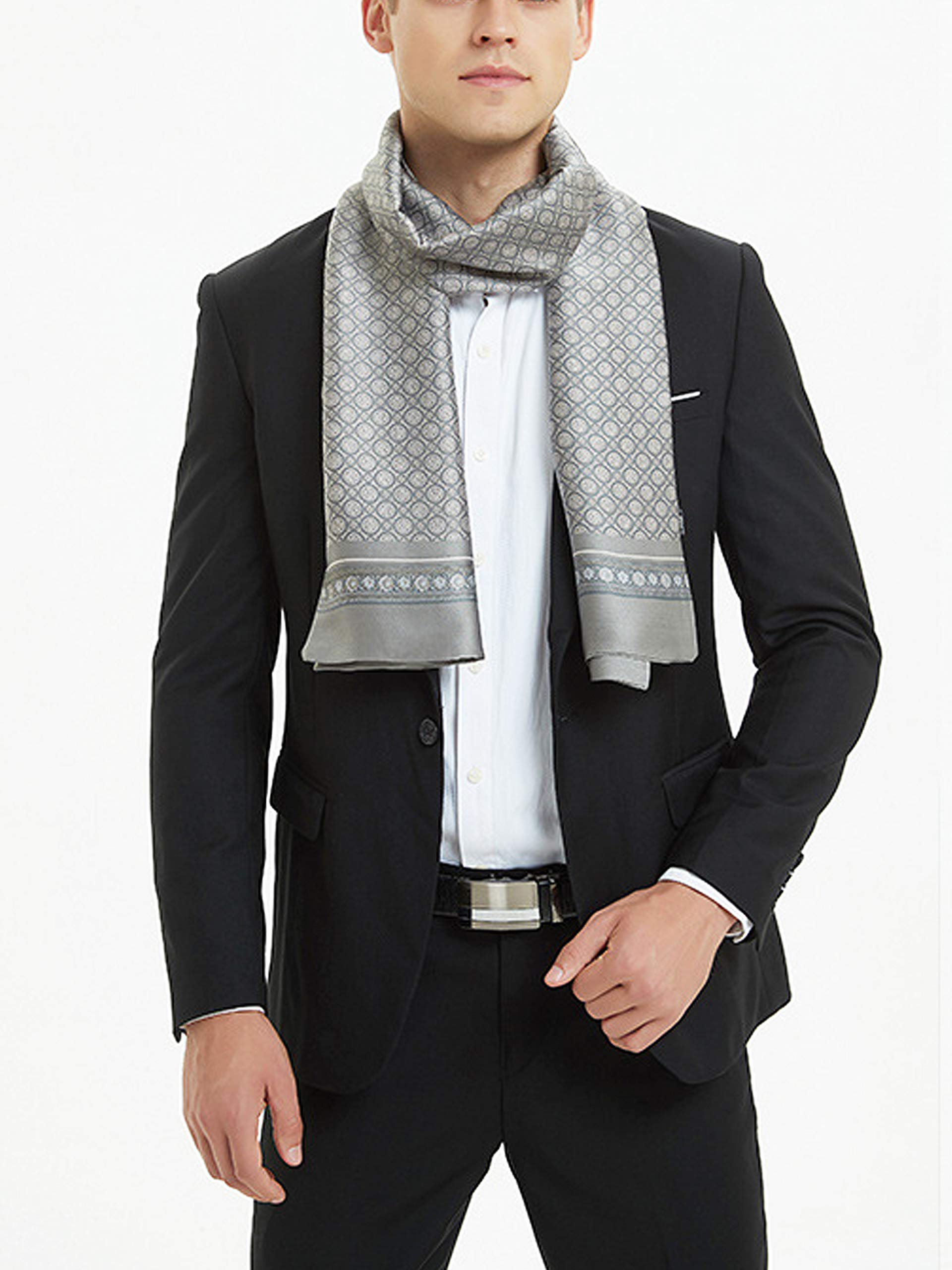Bufanda delgada de rayón para otoño primavera para hombre