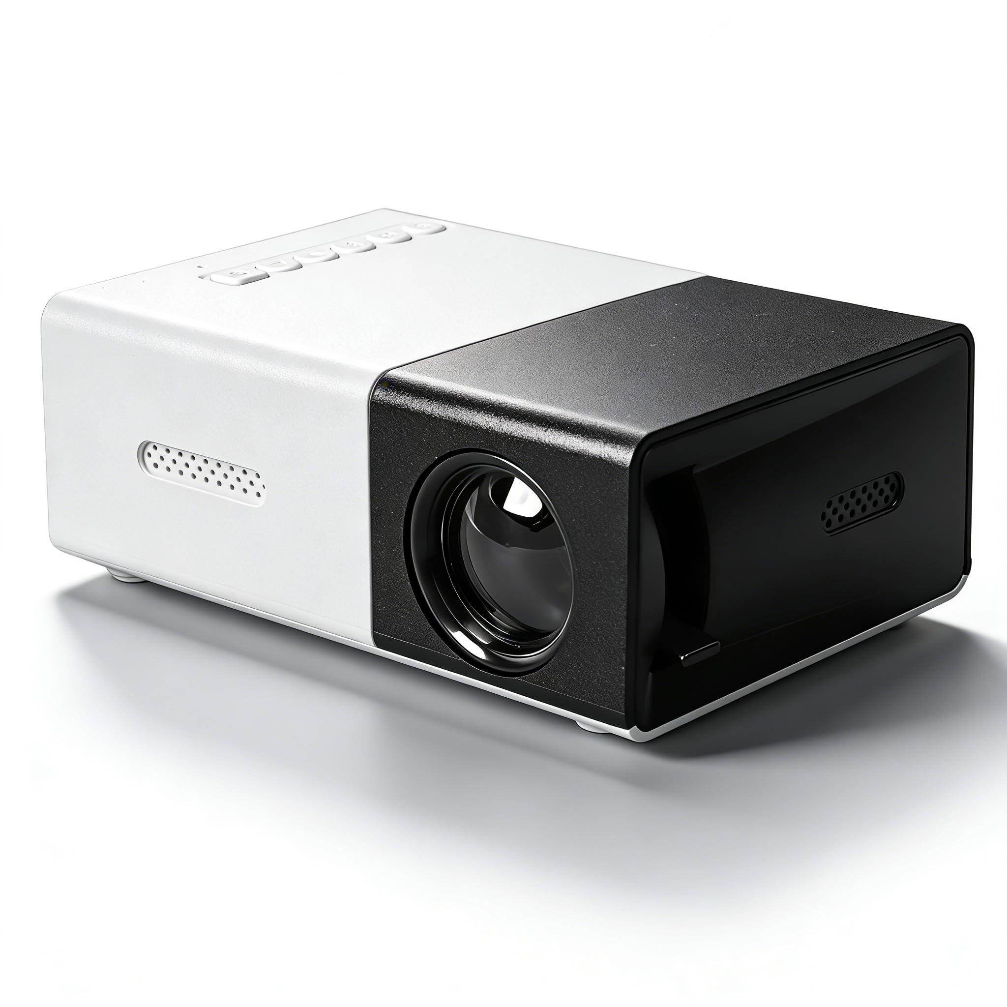 Mini proiettore portatile, aggiornamento 2023 1080P supportato proiettore per film all'aperto LED Pico video proiettore per home theater, regali di compleanno di Natale per bambini