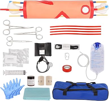 Wound Packing Trainer Kit, Stop the Bleeding Training Kit, Bleeding Control Simulator for EMT Students & First Responders, Trauma Care Practice