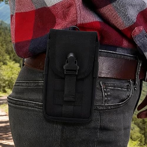 Miniatura 3 de Belt Pouch - Cell Phone Money Flashlight Carrier - Oxford Running Pouch with Carabiner - for Cell Phone Money Women Men Elderly Running Travel