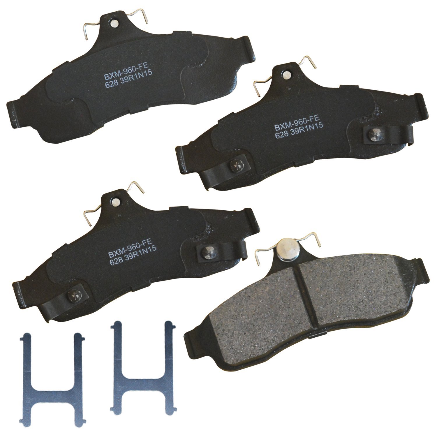 Bendix Premium SBM628 Semi-Metallic Rear Brake Pads for Chevrolet Caprice 1996-1994, Impala 1996-1994
