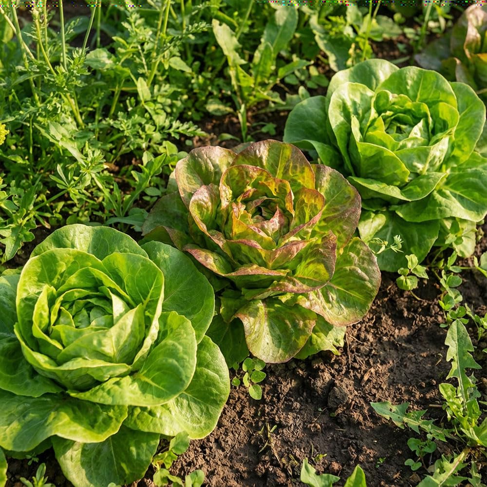 Lettuce Misticanza Seeds – Mixed Butter Lettuce Selection – Early, Tender, Cut-and-Come-Again Variety