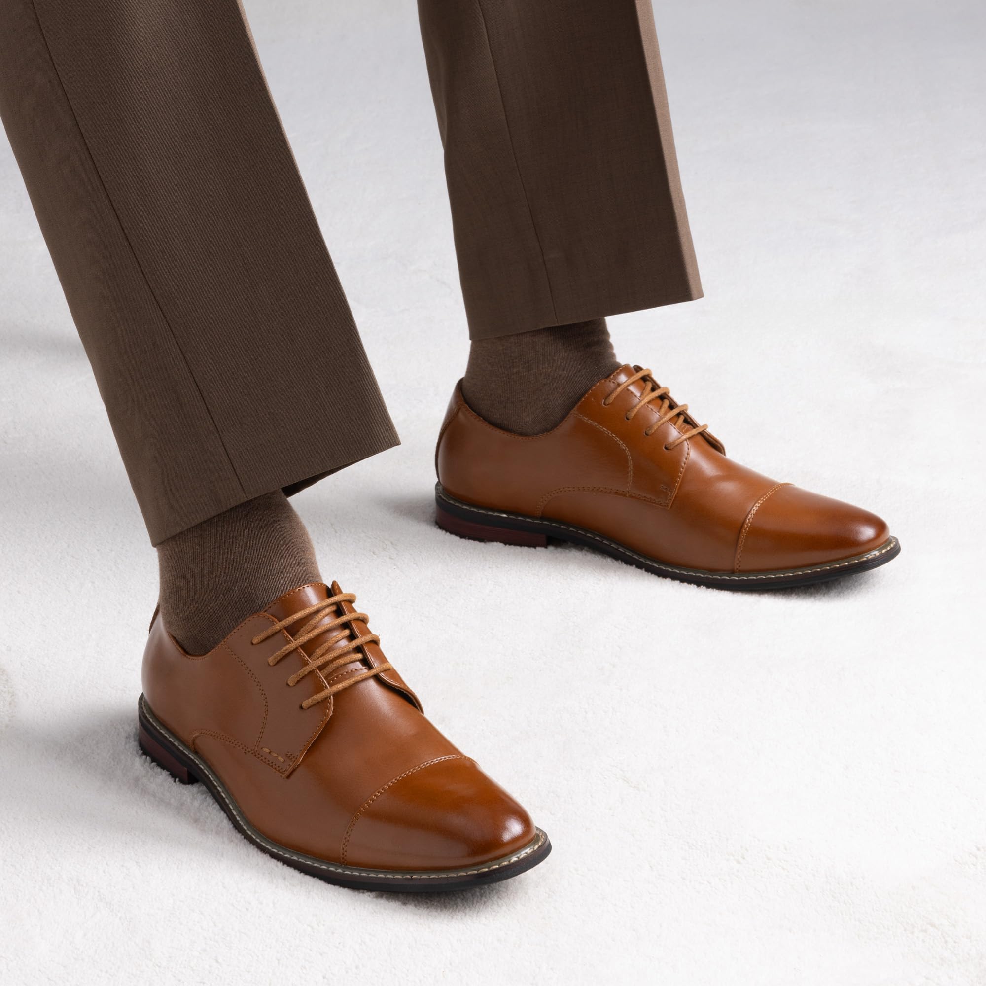 Bruno Marc Męskie buty Prince Classic Modern Formalne Oxford sznurowane