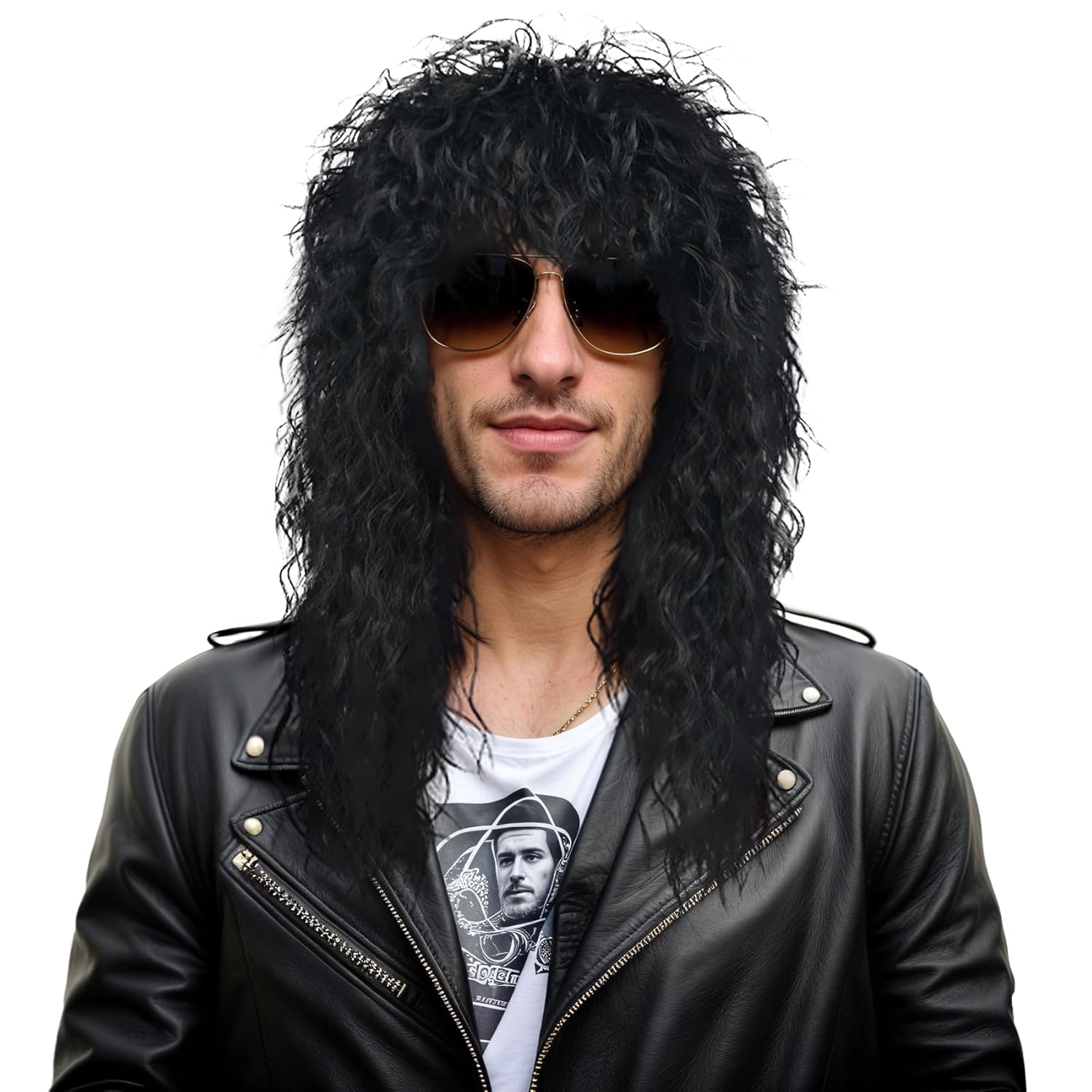 Die besten VGbeaty-Wigs für 70er und 80er Jahre Kostüme 7 VGbeaty 80s Mullet Langwelle (VG-9345)