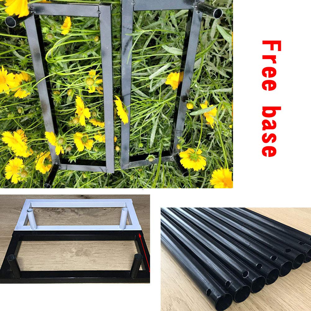 Arche de Jardin en métal pour Fleurs, Support à Roses, Arche Robuste pour Balcon ou allée, 220/300/180 x 230 cm