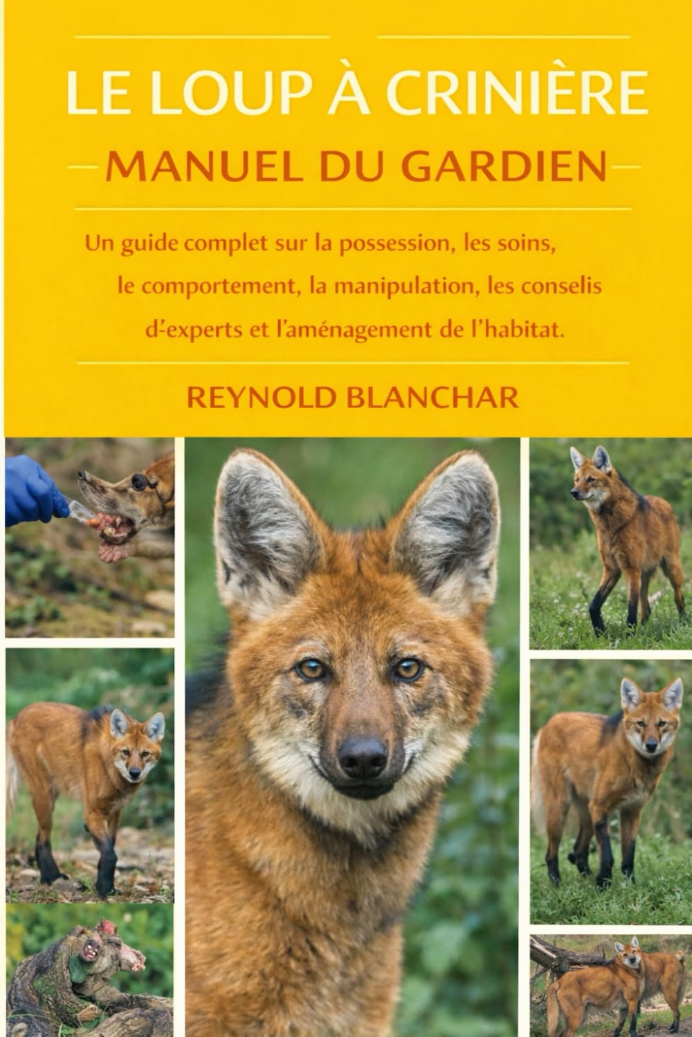 LE LOUP À CRINIÈRE: Un guide complet sur la possession, les soins, le comportement, la manipulation, les conseils d'experts et l'aménagement de l'habitat.