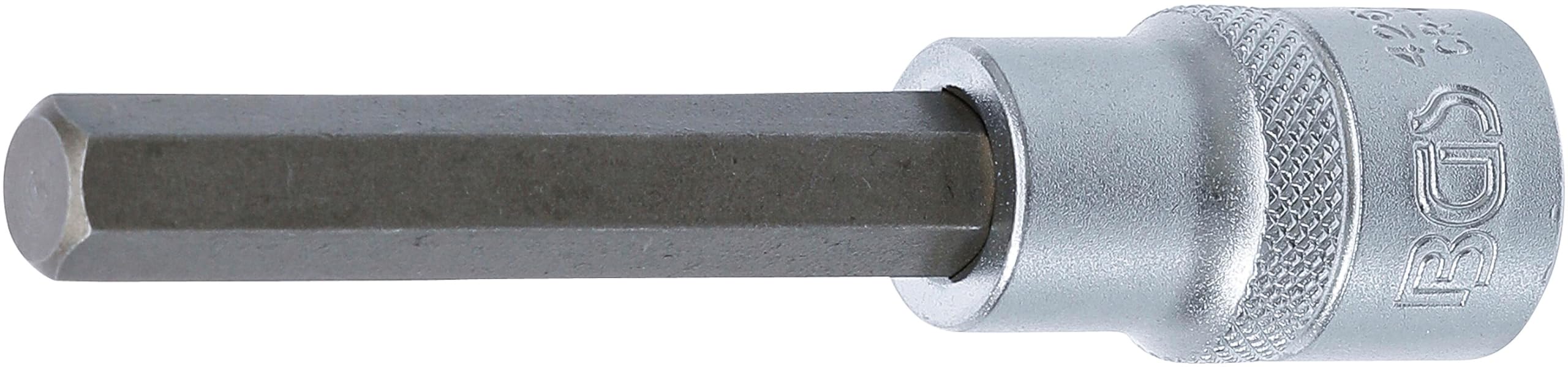 BGS 4264 | Bit Socket | length 100 mm | 12.5 mm (1/2") Drive | internal Hexagon 10 mm