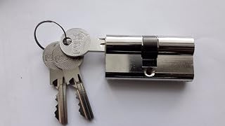 FAB 50 Assa Abloy (Czech Republic)/Euro Profile Cylinder Lock with 3 Keys/Color Nickel (30/50)