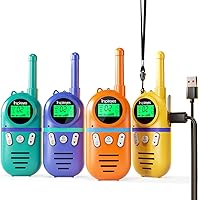 Vista 25 de Walkie Talkies para niños recargables, juguetes para niños y niñas de 3 a 12 años, paquete de 3 radios de dos vías de largo alcance, regalos