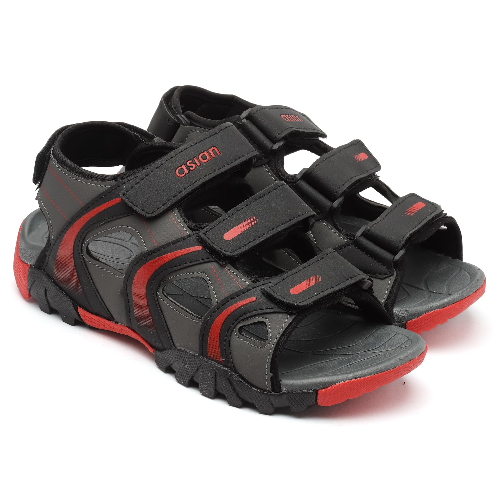 Mens VISTARA-20 Casual Sandals with adjustable velcro closure for easy wear with flexible fitting and trendy and stylish looks ideal for everyday use for mens as well as boys-image-44