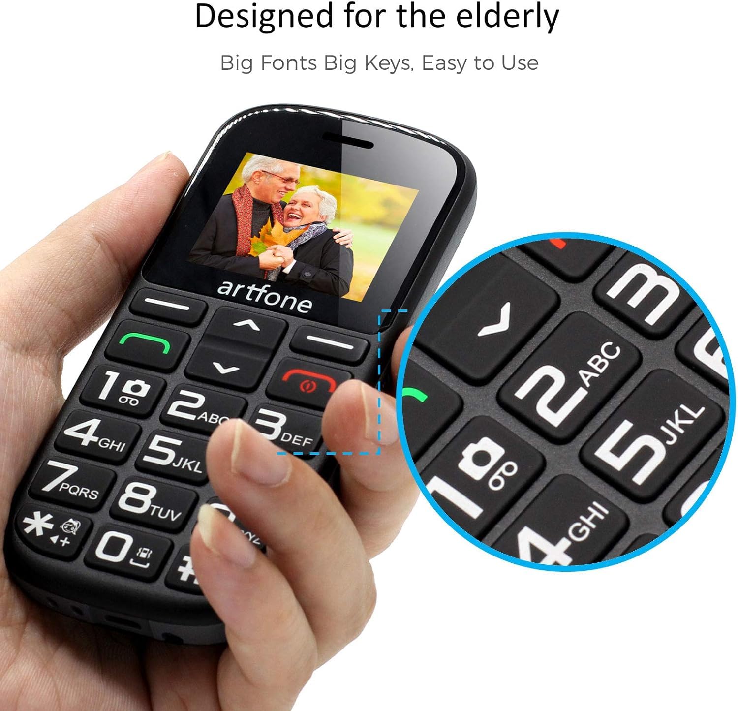 4G Telefono Cellulare Per Anziani Con USB Tipo C Ricarica Rapida - Foto 2