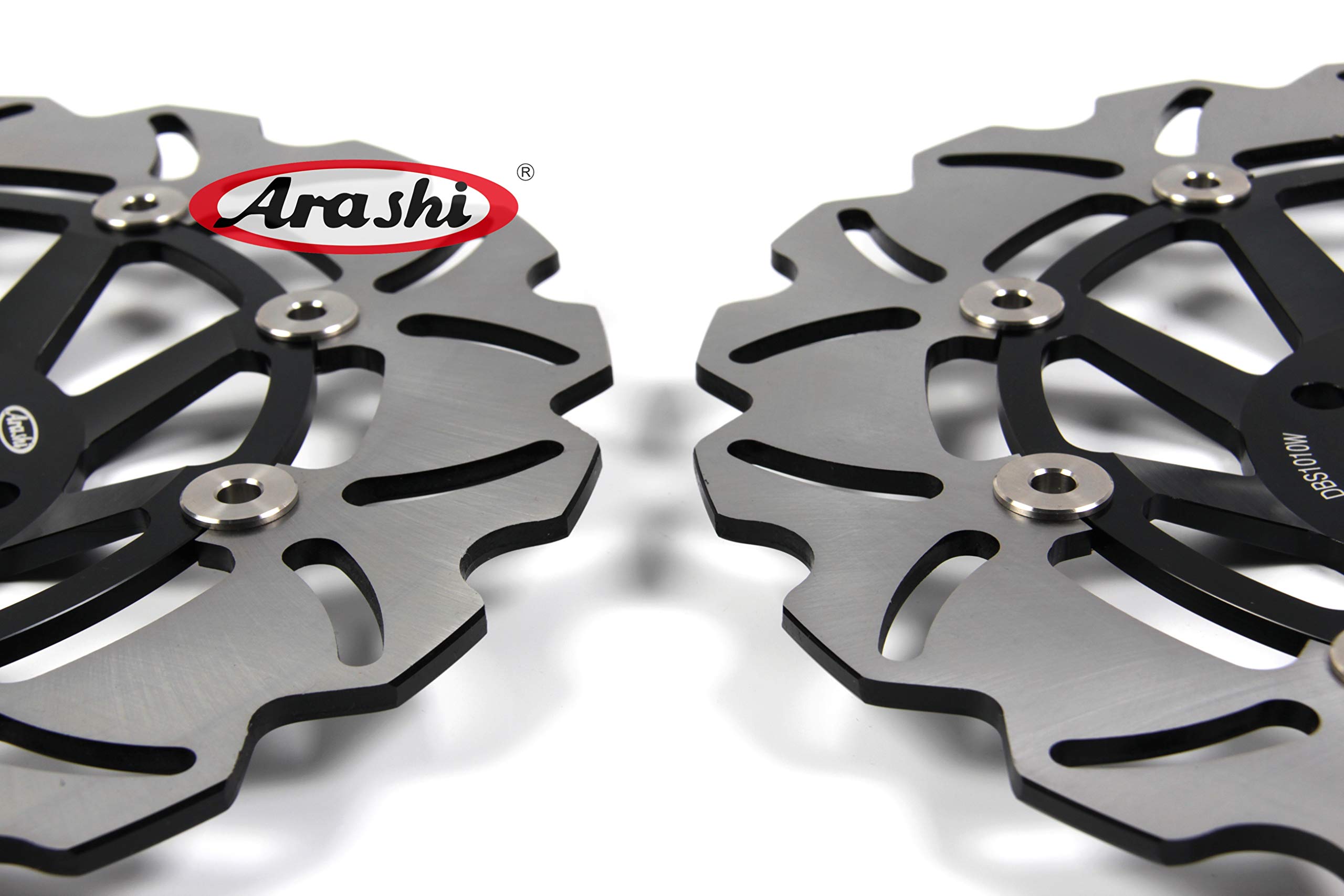 Arashi-CNCフロントブレーキディスク スズキ用ブレーキパッドgsxr gsx 