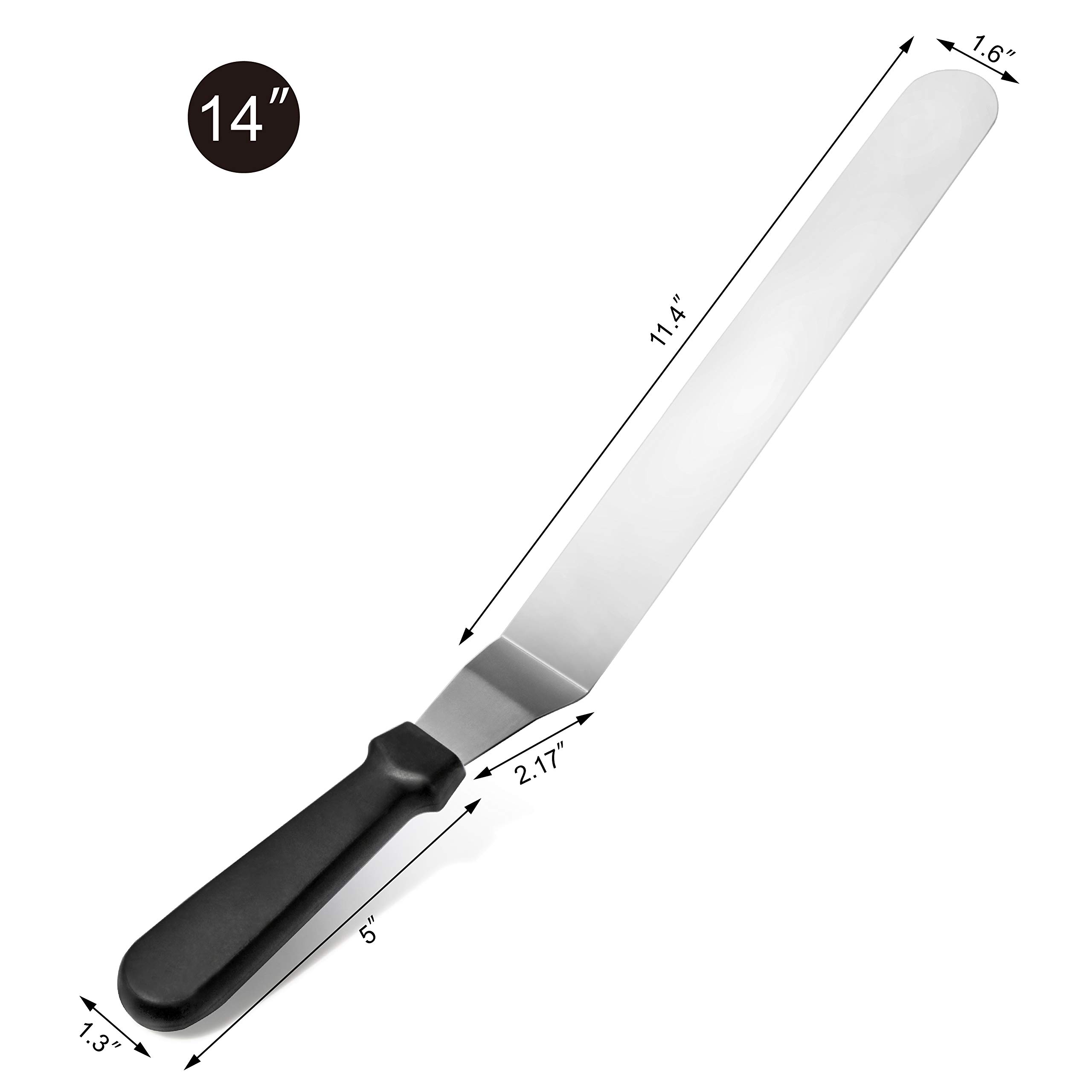 Neuf Star Foodservice 38132 Spatule coudée pour glaçage, 45,7 cm, Argent