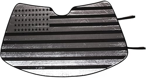 Miniatura 4 de Daeiclru Parasol para parabrisas de automóvil compatible con Chevrolet Corvette C8 2020-2023, reflector de rayos UV plegable para automóvil, parasol