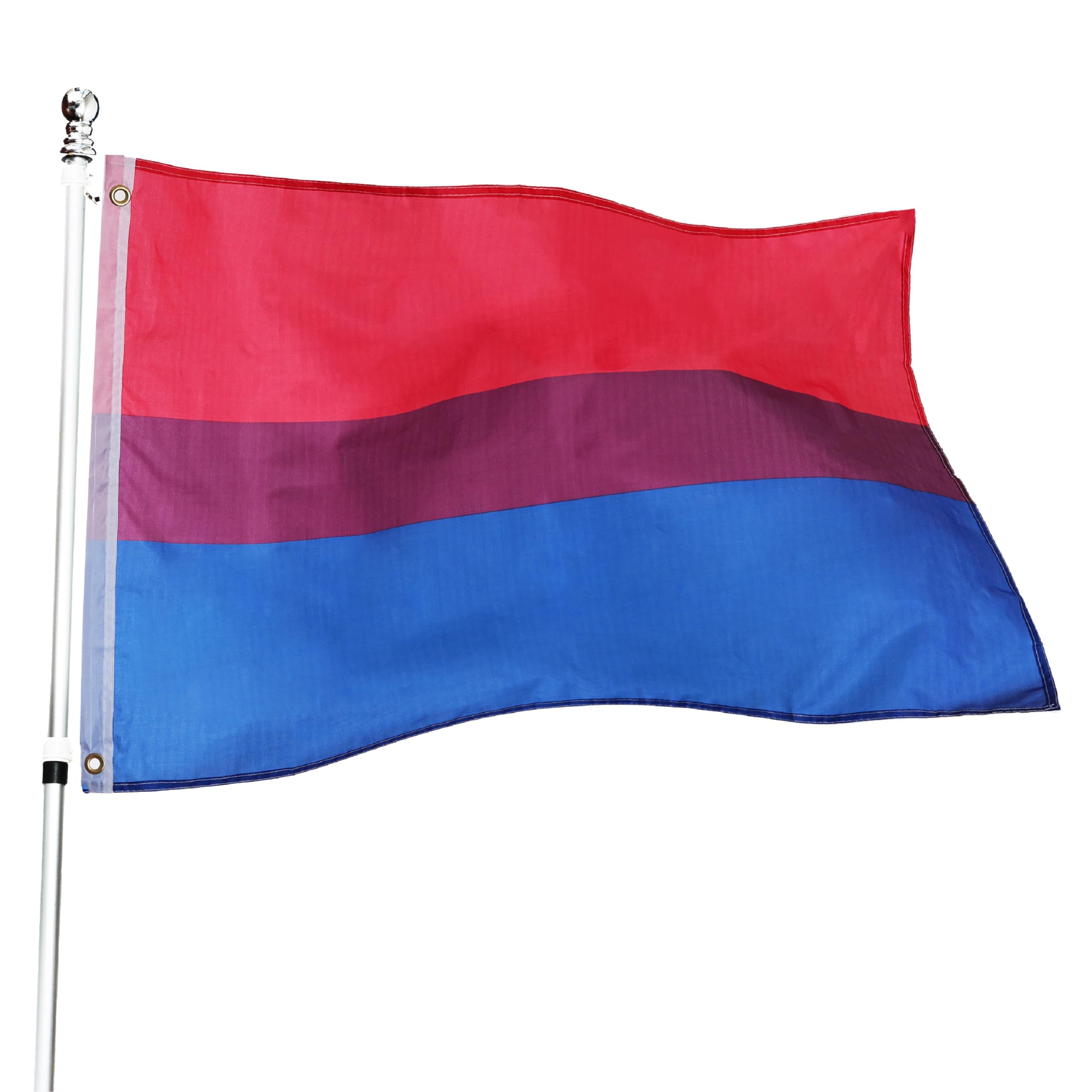 I LOVE FANCY DRESS Large 5ft X 3ft Bisexual Pride Flag - Pack of 1 - Bisexual Pride Flag 5ft (152cm/60) X 3ft (91cm/36) - Perfect for Pride Events or Occasions