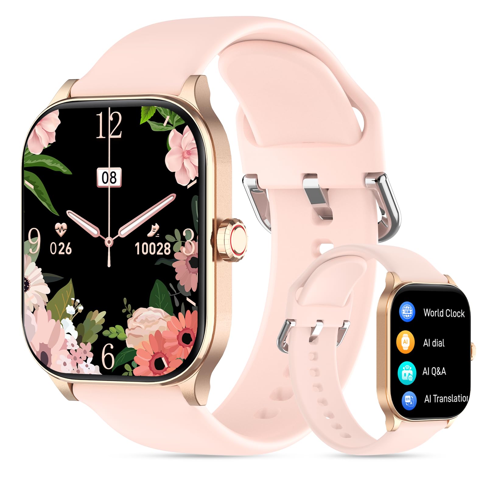 Smart Watch for Women Men with Text and Call 2025 New AI Smartwatches with Heart Rate SpO2 Sleep