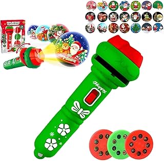 tocha Natal, lanterna para crianças, 24 padrões Natal, tocha projetor, lanterna projeção história, brinquedos educativos para dormir