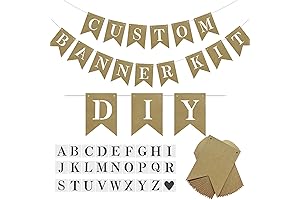 Personalized DIY Letter Banner for Special Moments