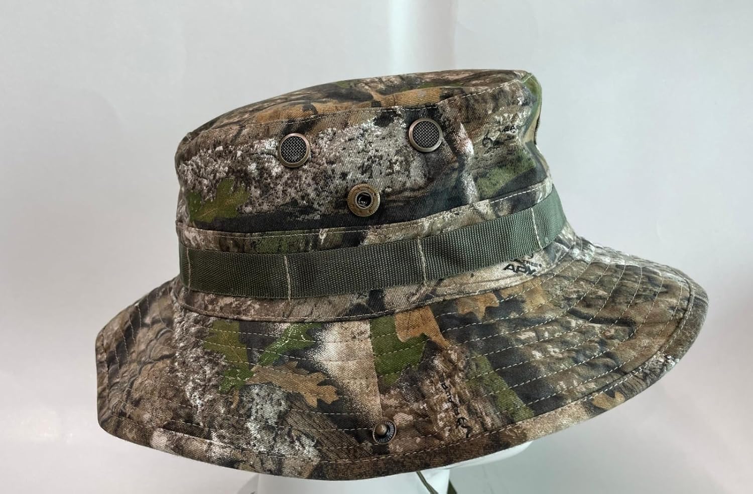 Realtree APX Camo Boonie Hat – Men's Camo Bucket Hat | Rain Hat for Men & Women Waterproof | Foldable Wide Brim Fishing Hiking Garden Beach Hat | Adjustable Chin Strap Hunting Hat - Image 8