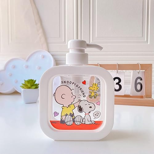 Miniatura 3 de Finex 2 unidades de cacahuetes blancos para perros blancos vacíos, recargables, dispensadores de botellas de plástico para desinfectante de manos,