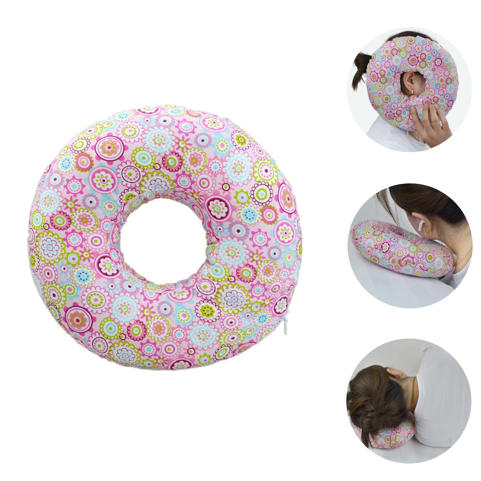 Almohada perforadora de oreja que elimina el dolor al dormir de lado con piercings nuevos