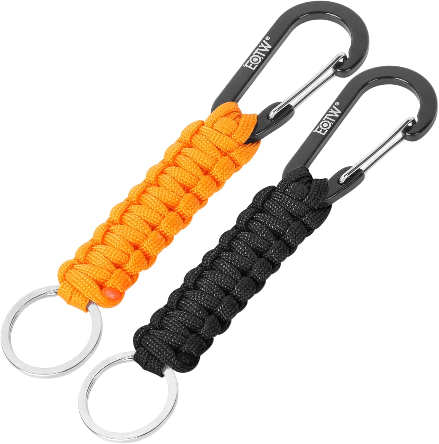 EOTW Paracord Keychain for Men Women Paracord Carabiner Backpack Keychain with Aluminum Clip for Camping Hiking Outdoor Gear
