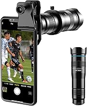 Apexel HD Handyobjektiv 28X Teleobjektiv mit Auslöser für iPhone Samsung, Huawei, Xiaomi Android Smartphone, Monokular Teleskop