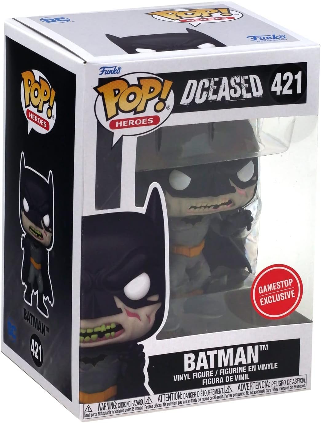 pop Funko Dceased Batman Exclusive.
