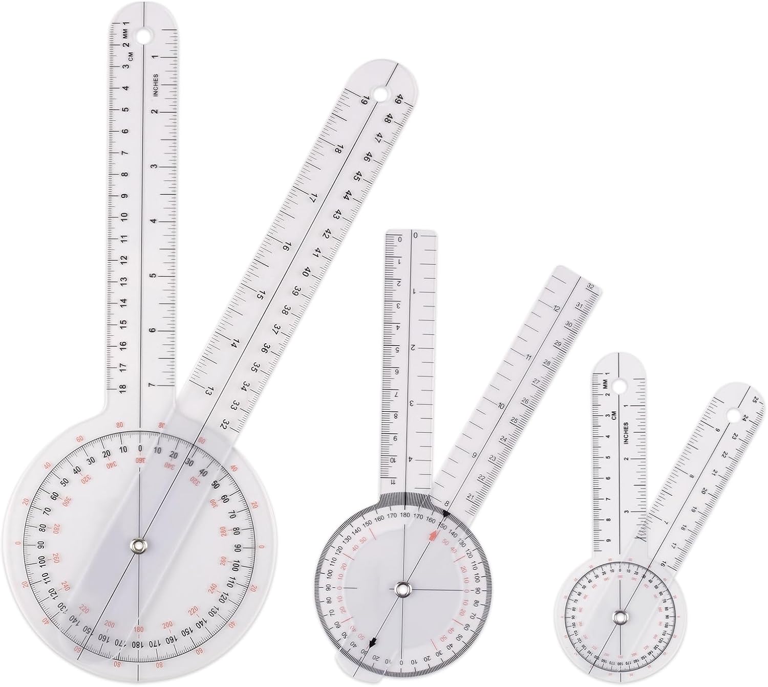 Finger Ruler Right Physical Therapy Angle Measurement Ruler Medical Finger Goniometer ...