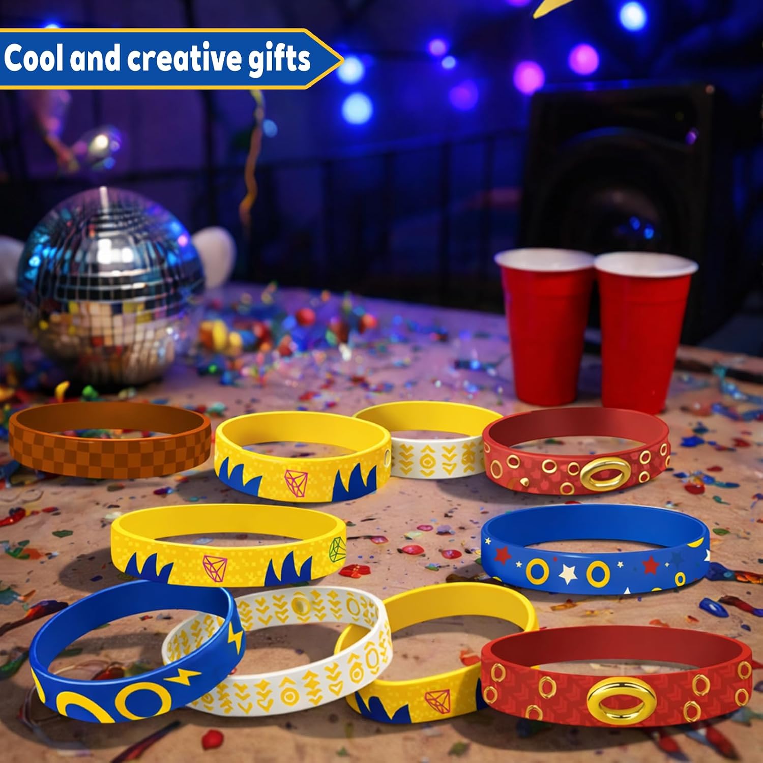 30 Pcs Hedgehog Silicone Bracelets, Party Favors Goodie Bag Fillers