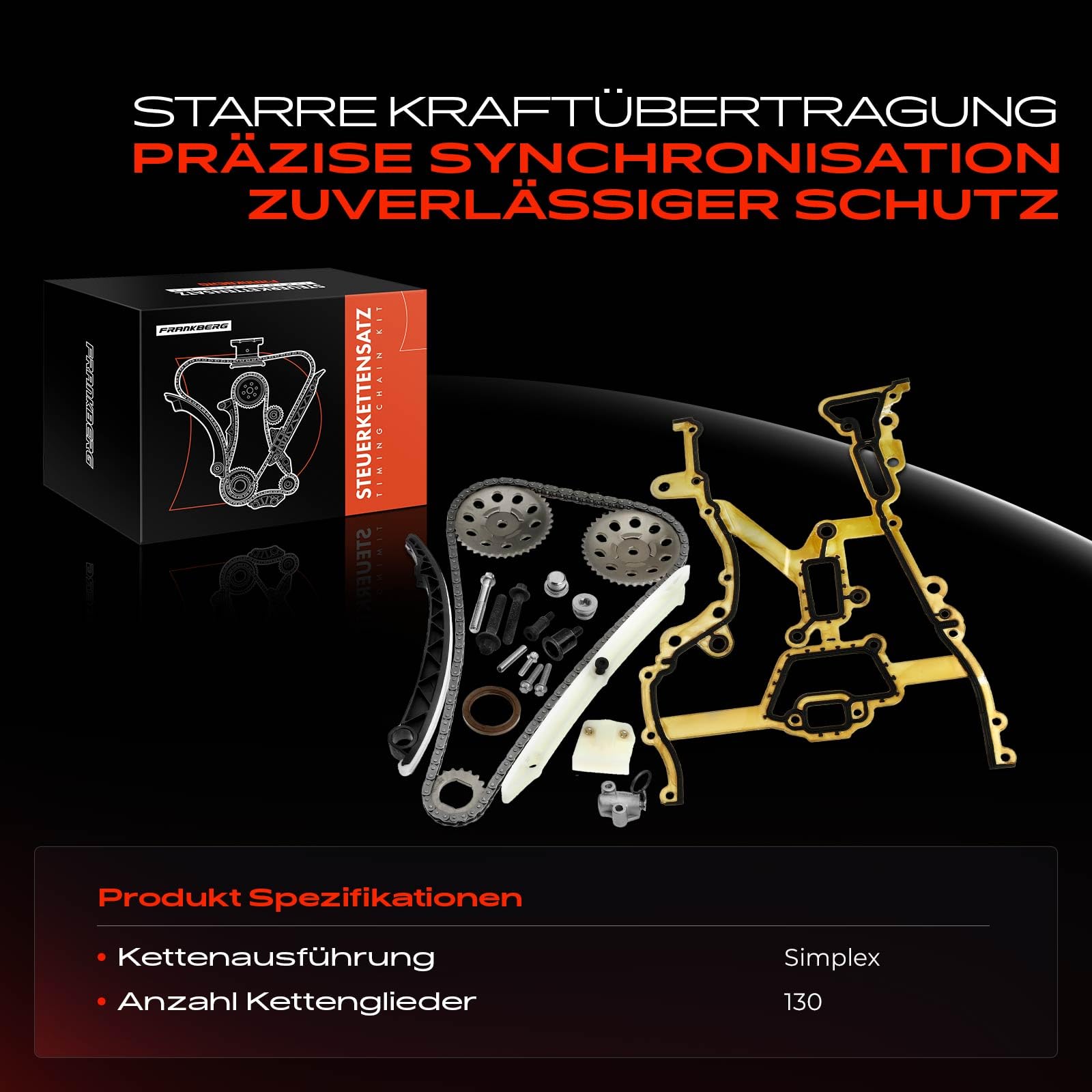 Steuerkettensatz für Agila (A) H00 Astra G T98 F08 F35 F69 H L48 L35 L08 L67 Combo Corsa B 73 C F08 X01 D S07 Meriva Tigra Twintop 1996-2014 90529570