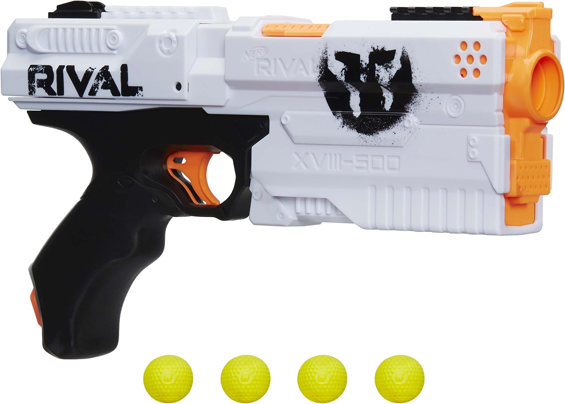 Hasbro Nerf Rival Kronos XVIII 500 Spring-Action Blaster | White