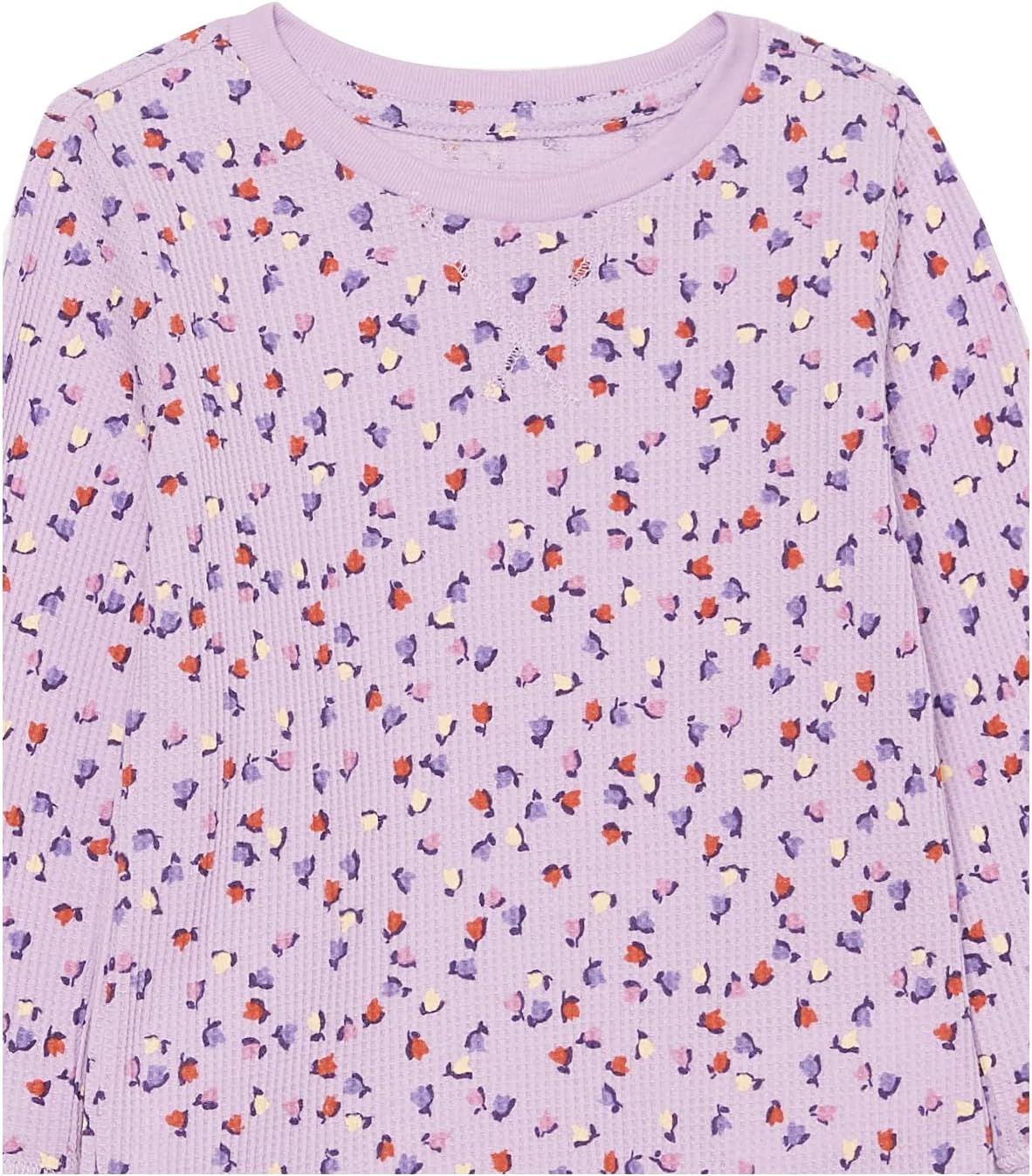 Amazon Essentials Girls and Toddlers' Long-Sleeve Cotton Thermal T-Shirt, Pack of 3