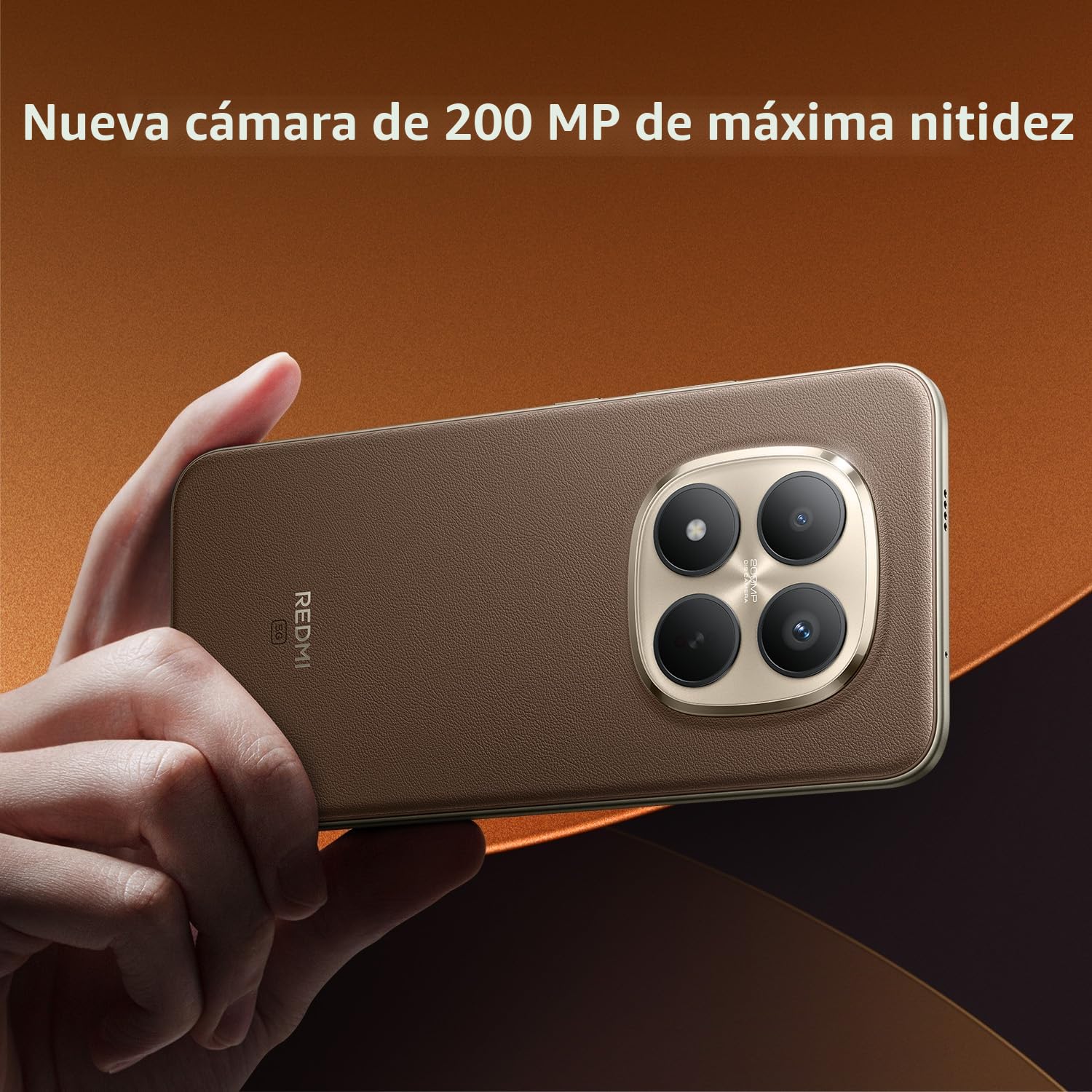 XIAOMI REDMI Note 15 Pro+ 5G - Smartphone de 8+256GB, Pantalla AMOLED 6,83" 1.5K AMOLED, Snapdragon 7s Gen 4, cámara de 200 MP, Hypercharge 100W, Cargador no Incluido, Negro (Versión ES)