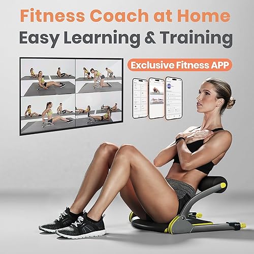 Vista 8 de Wonder Core Smart, Ab Machine, Ab Workout Equipment, Sit Up Machine & Exercise Equipment, Ab Crunch Machine for Stomach Workout, Ab Core Trainer
