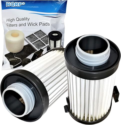 HQRP - Filtro de copa para polvo lavable (4 unidades, compatible con Eureka DCF-10, DCF-14, DCF10, DCF14, 75273-1, 752731, 79982, 62395, 62731A, disponible en Yaxa Colombia