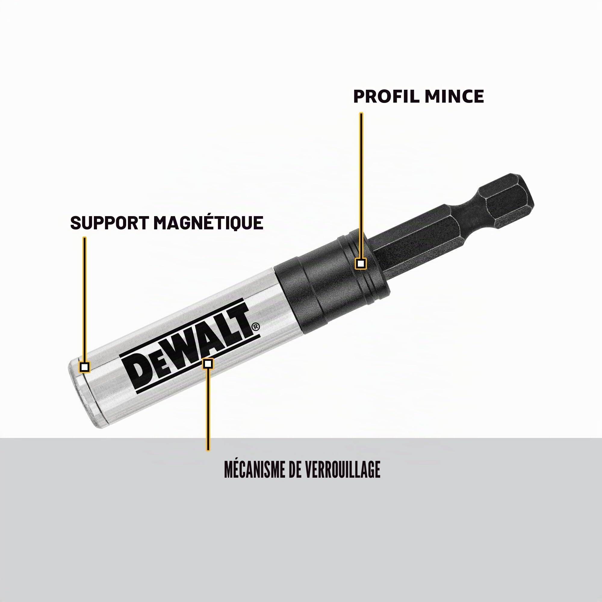 DEWALT Porte-embout, 3 en 1, Impact Ready (DWA3HLDFT)