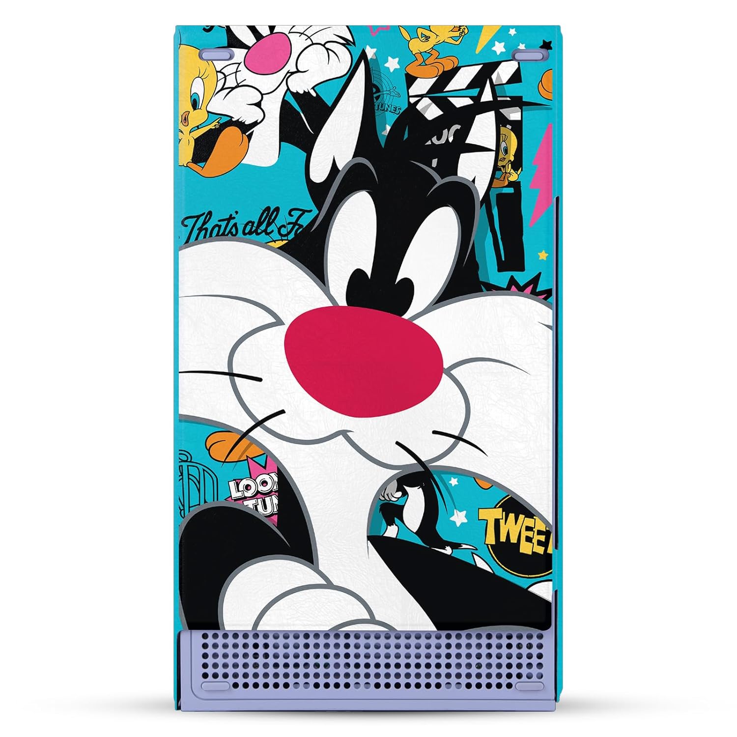 Head Case Designs Officially Licensed Looney Tunes Sylvester The Cat Graphics and Characters Game Console Wrap and Game Controller Skin Bundle Compatible With Xbox Series S Console & Controller Bundle
