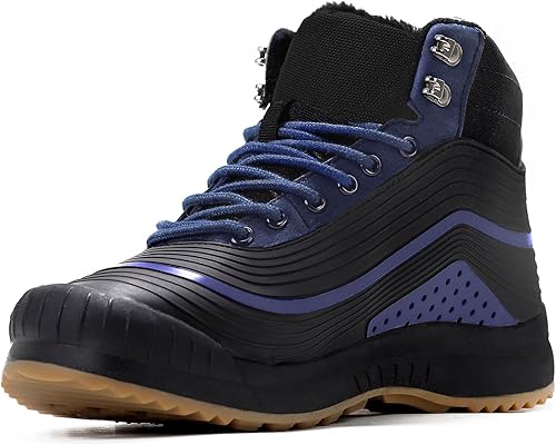 ulogu Snow Boots for Men WomenInsulated Waterproof Fur Lined BootiesLightweight Winter Shoes