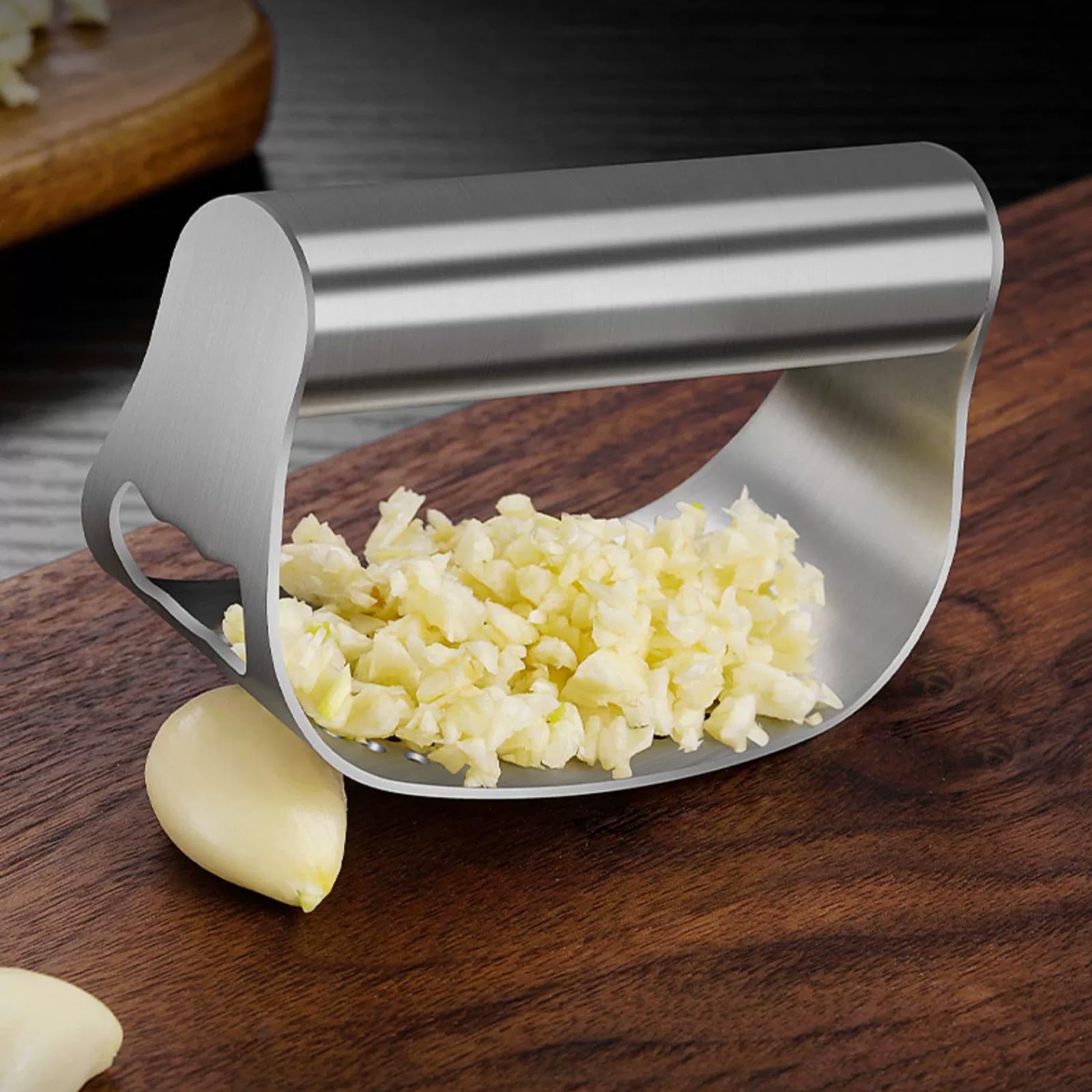 Coupe-Ail En Acier Inoxydable, Presse-Ail, 1 Presse-Ail Et 1 Coupe