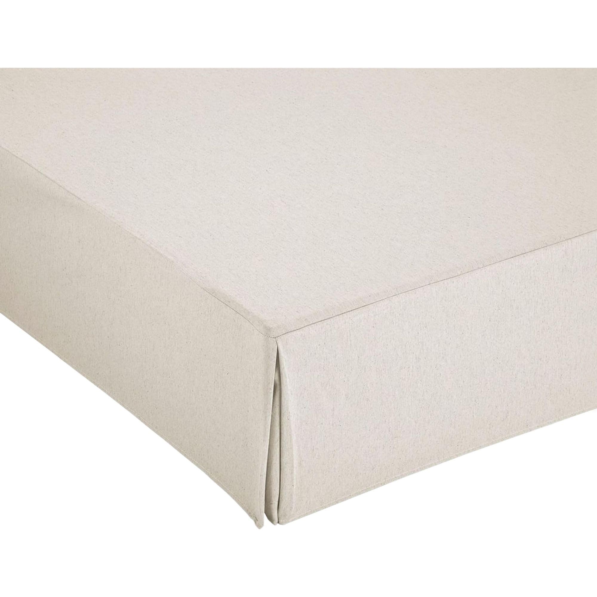 ECOMMERC3 Protège-canapé 100% fabriqué en Espagne pour lit de 160 x 190/200 cm - Couleur Ivoire, Ajustement antidérapant et Respirant