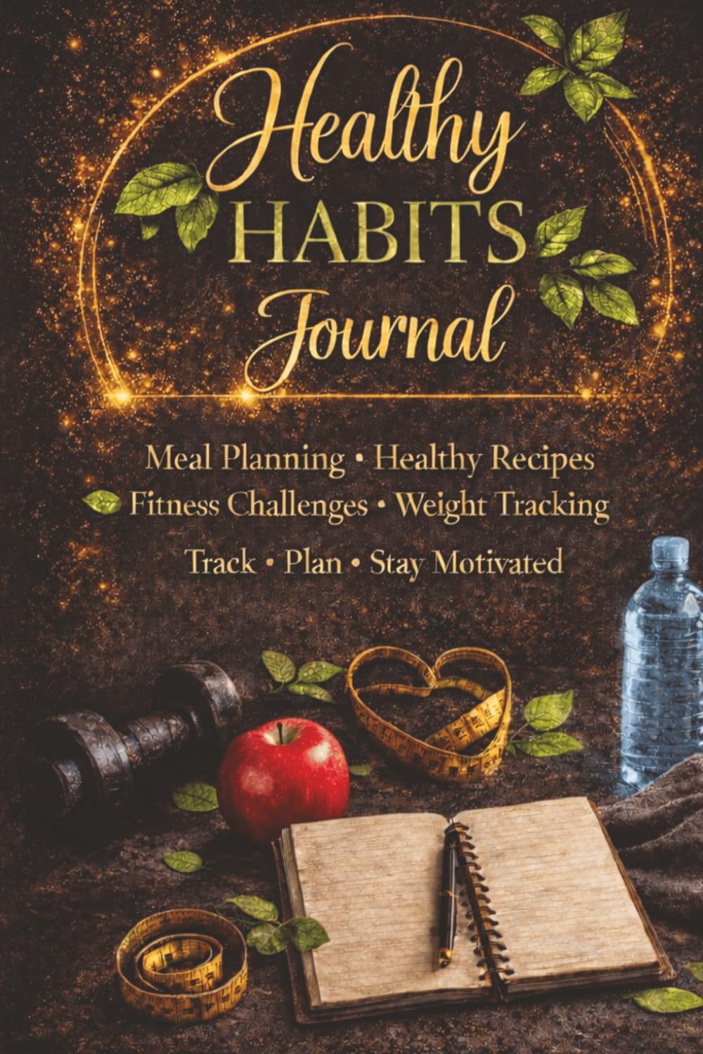 Healthy Habits Journal: Meal Planning, Recipes, Fitness, Habit Tracking | Track, Plan, Stay Motivated