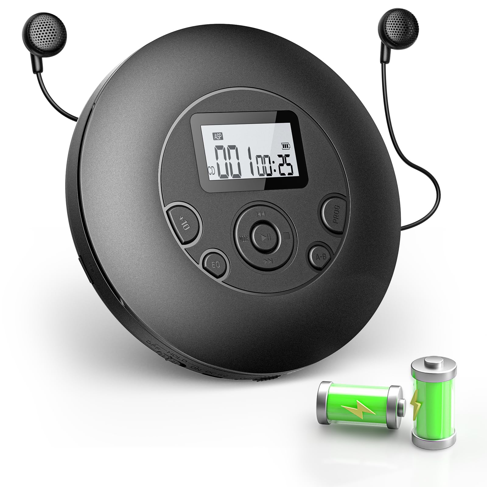 Portable CD Player for Car and Home