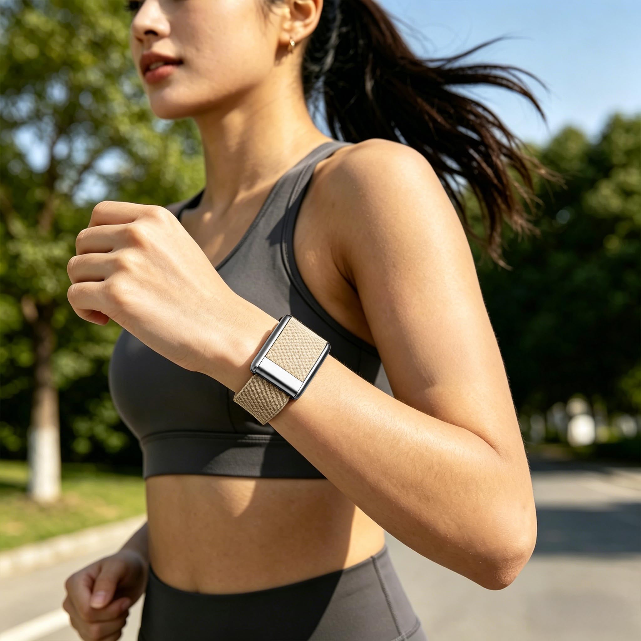 3 Pezzi Cinturini Sportivi Compatibili con WHOOP 5.0/MG per Donna Uomo, SuperKnit/SportFlex/CoreKnit Cinturino-Morbidi Traspiranti Comodi, Cinturini di Ricambio Regolabili - Non Compatibili con Gen 4