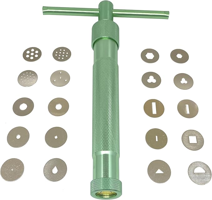 HEVERP Stainless Steel Clay Extruders Sugar Paste Extruder Cake Fondant