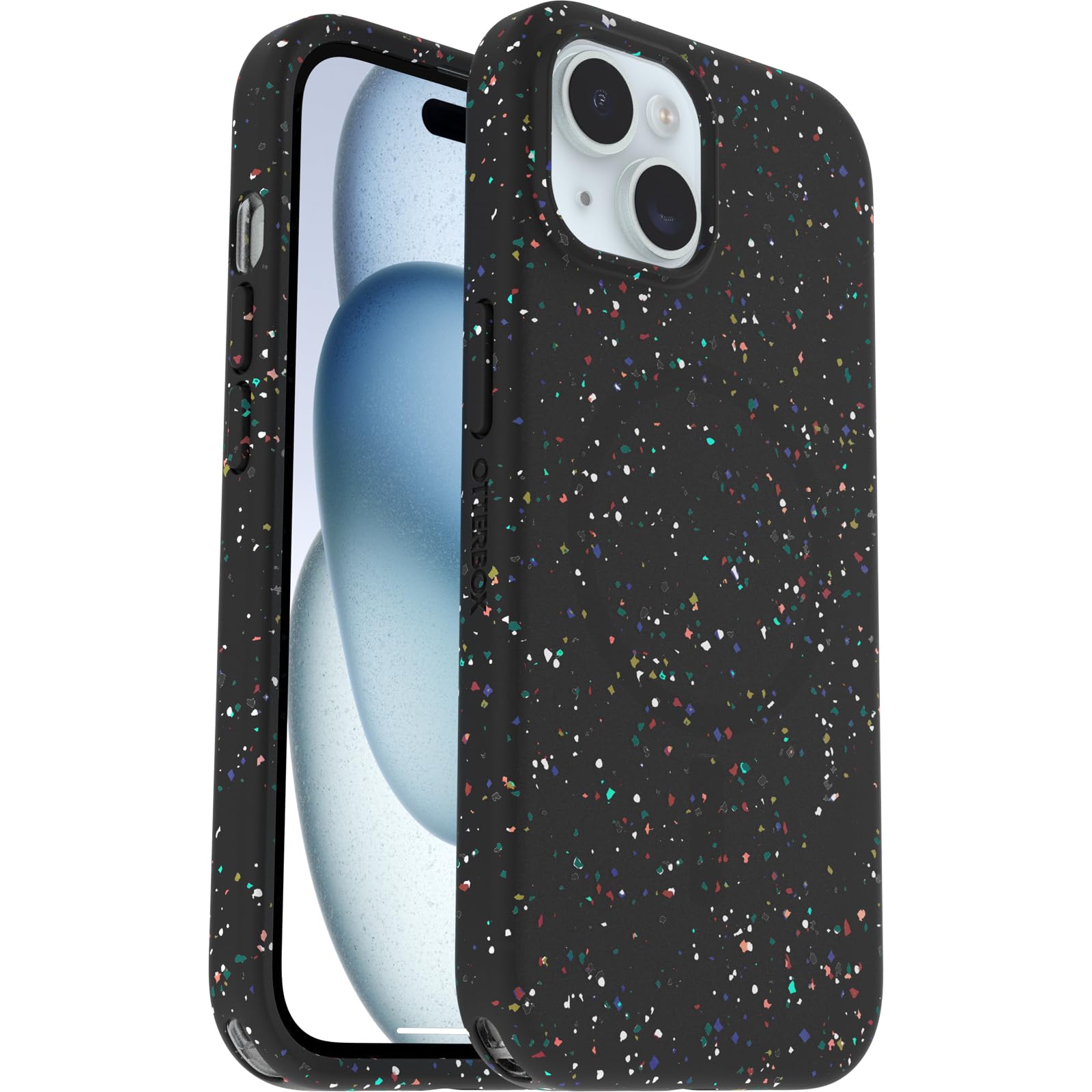 OtterBox Cover per iPhone 17e, 16e, 15, 14, 13 Serie Core per MagSafe, resistente a shock e cadute, ultra sottile, protettiva, testata 3x norme MIL-STD 810G, Nero